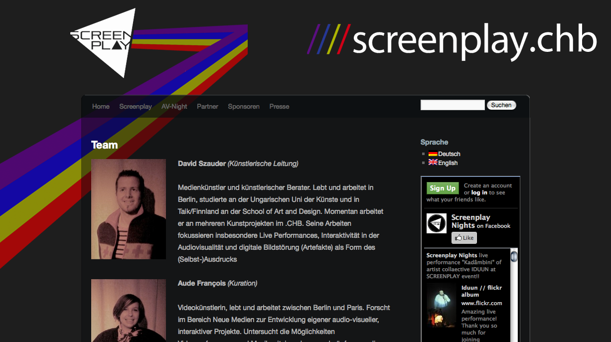 Screenplay Website