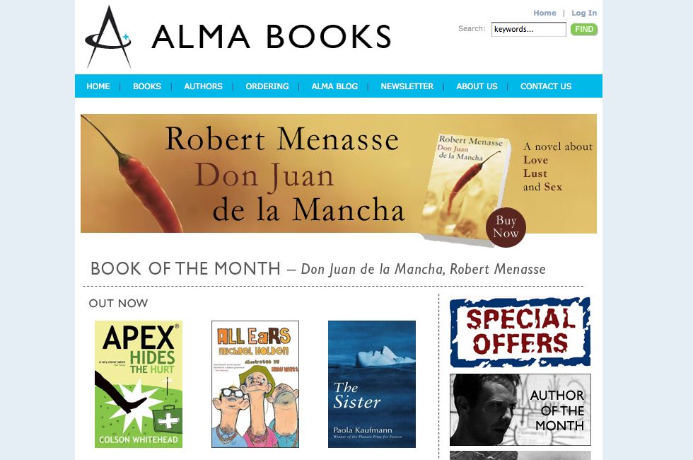 Alma Books Webshop